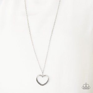 Bighearted Silver Necklace Set